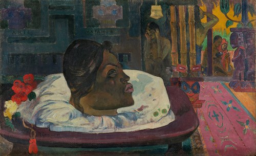 Paul Gauguin French Arii Matamoe The Royal End Google Art Project